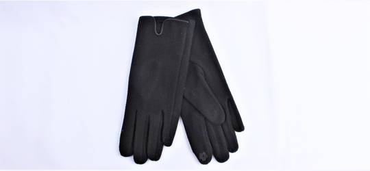 Shackelford plain glove with leatherette trim Style; S/LK4953BLK